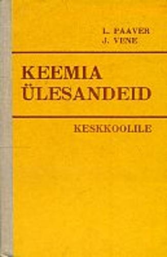 Keemia ülesandeid keskkoolile