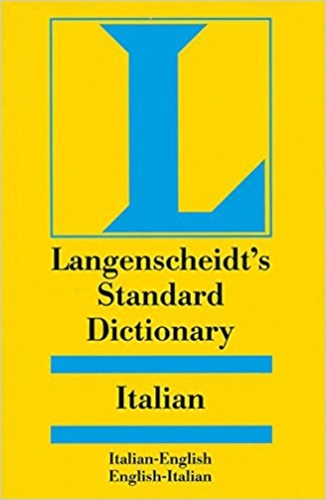Langenscheidt Standard Italian Dictionary: Italian-English, English-Italian