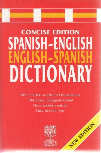 Concise Edition Spanish - English & English - Spanish Dictionary
