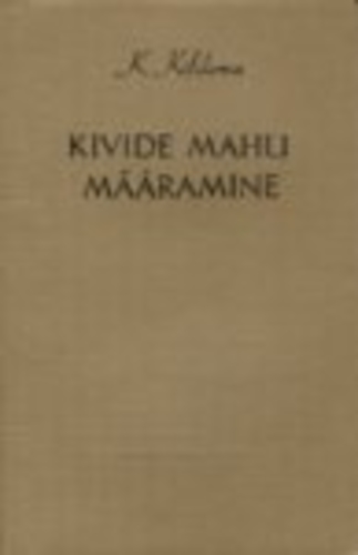 Kivide mahu määramine