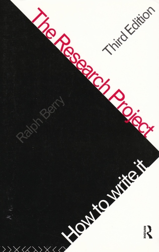 The Research Project : How To Write It