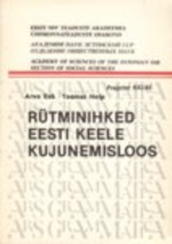 Rütminihked eesti keele kujunemisloos