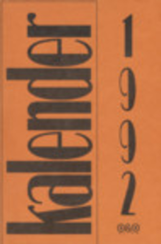 Kalender 1992