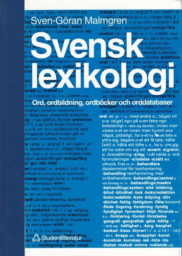 Svensk lexikologi