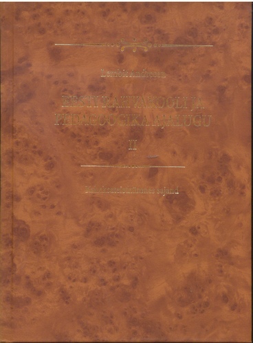 Eesti rahvakooli ja pedagoogika ajalugu 2