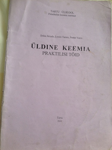 Üldine keemia, praktilisi tõid