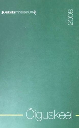 Õiguskeel 2008