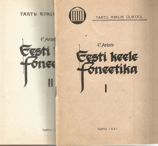 Eesti keele foneetika I-II