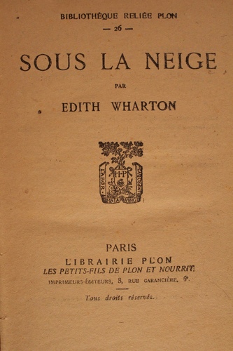 Sous la Neige