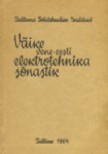 Väike vene-eesti elektrotehnika sõnastik