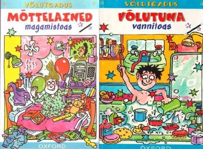 Sarja 'Võluteadus' raamatud 'Võlutuna vannitoas' ja 'Mõttelained magamistoas'