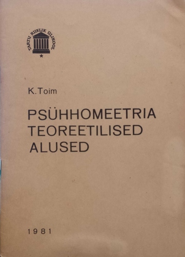 Psühhomeetria teoreetilised alused
