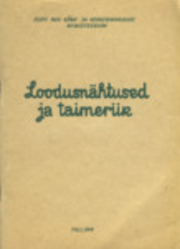 Loodusnähtused ja taimeriik