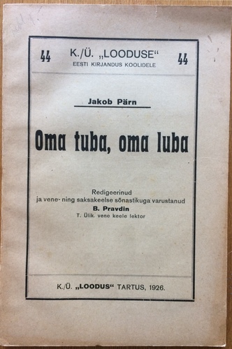 Oma tuba, oma luba