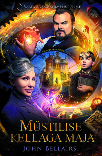 Müstilise kellaga maja