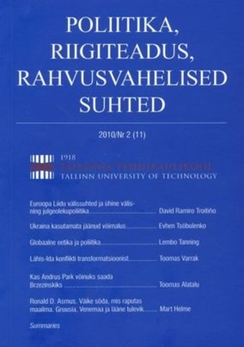 Poliitika, riigiteadus, rahvusvahelised suhted 2010/1-11