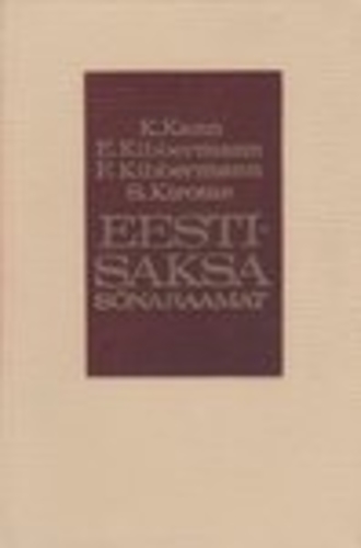 Eesti-saksa sõnaraamat. Estnisch-deutsches Wörterbuch