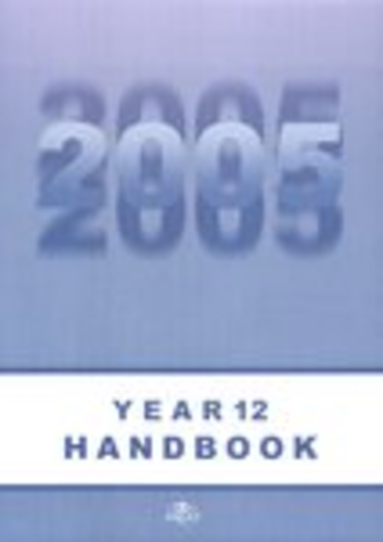 Year 12 Handbook
