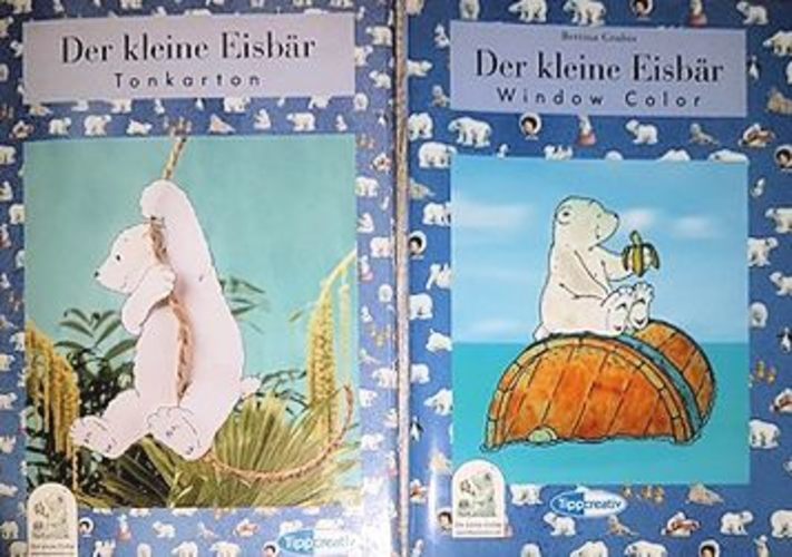 Der kleine Eisbär - Tonkarton & Window color
