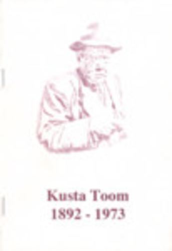 Kusta Toom. August Toomingas