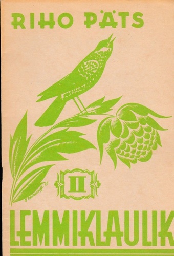 Lemmiklaulik. II : algkooli II klassi lauluvara