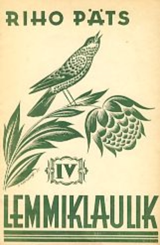 Lemmiklaulik. IV : algkooli IV klassi lauluvara