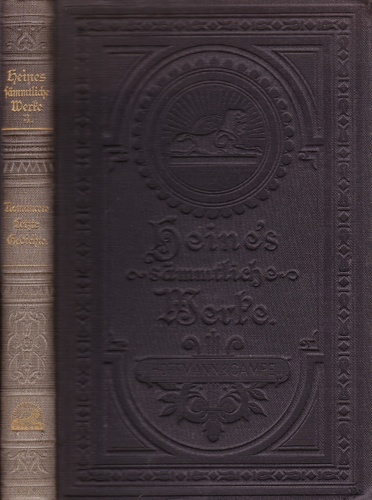 Sämmtliche Werke - 3. Band : Romanzero / Letzte Gedichte