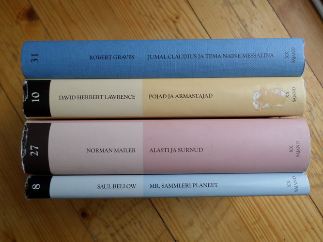 4 raamatut Eesti Päevalehe XX sajandi raamatu sarjast