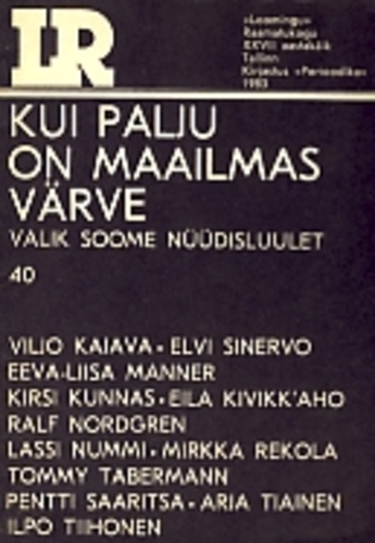Kui palju on maailmas värve