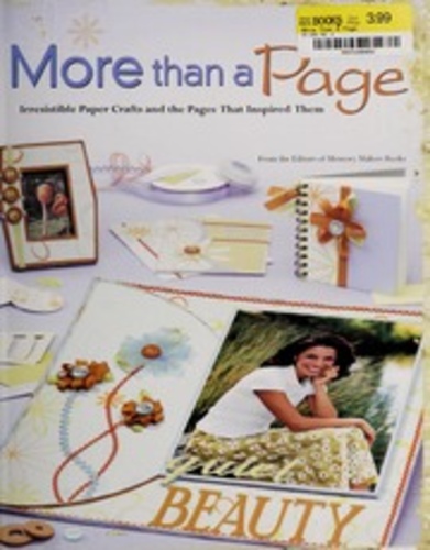 More than a page irrestible paper crafts and the pages