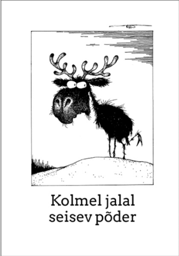 Kolmel jalal seisev põder