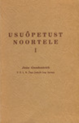 Usuõpetust noortele I