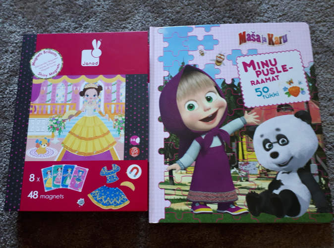 Magneti` book ja Maša ja Karu. Minu pusleraamat