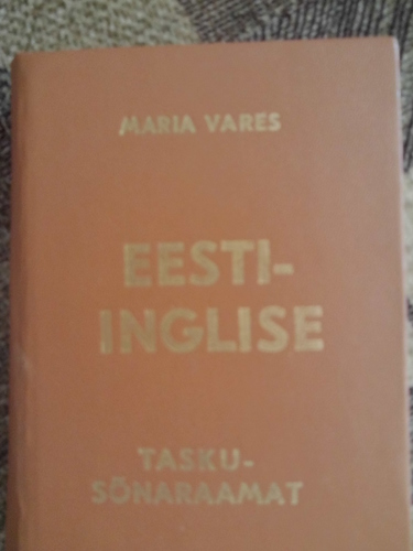 Eesti-inglise taskusõnaraamat