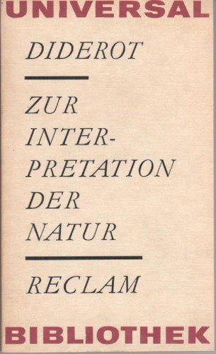 Gedanken zur Interpretation der Natur : philosophische Grundsätze über Materie und Bewegung