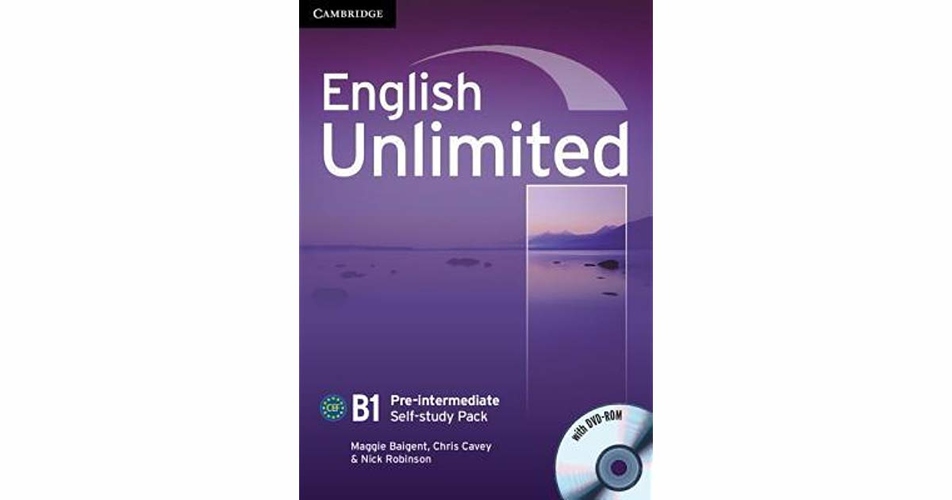 English Unlimited. B1 Pre-intermediate Self-study Pack