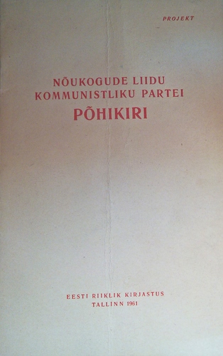 Nõukogude Liidu Kommunistliku Partei põhikiri