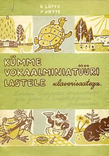 Kümme vokaalminiatüüri lastele klaverisaatega