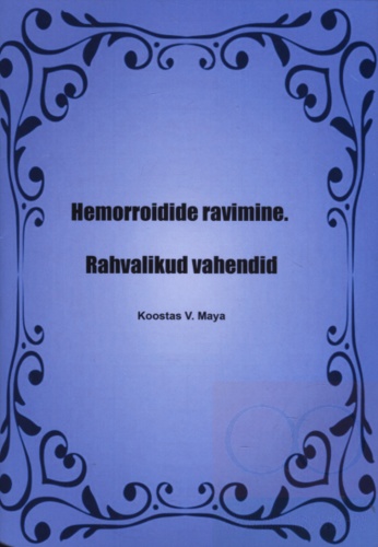 Hemorroidide ravimine