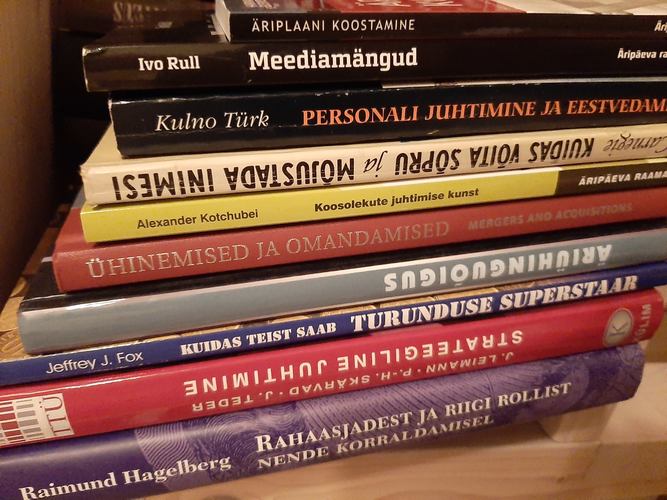 10 raamatut majandus ja juhtimine