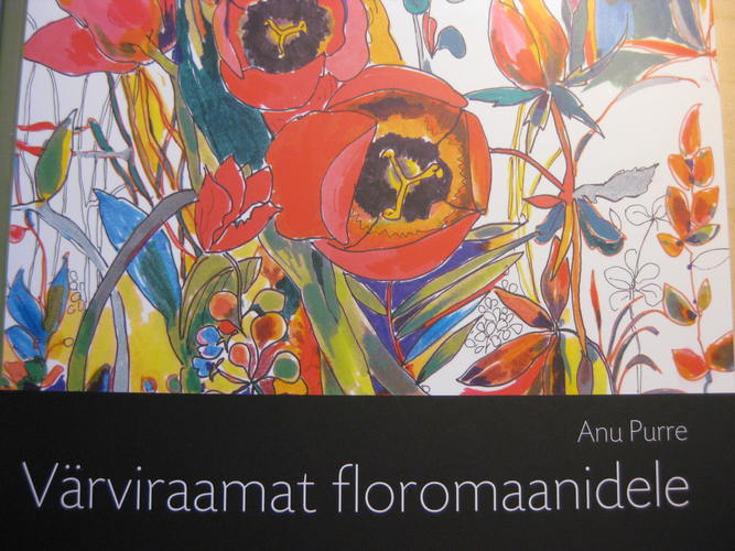 Värviraamat floromaanidele