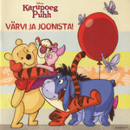 Karupoeg Puhh. Värvi ja joonista!