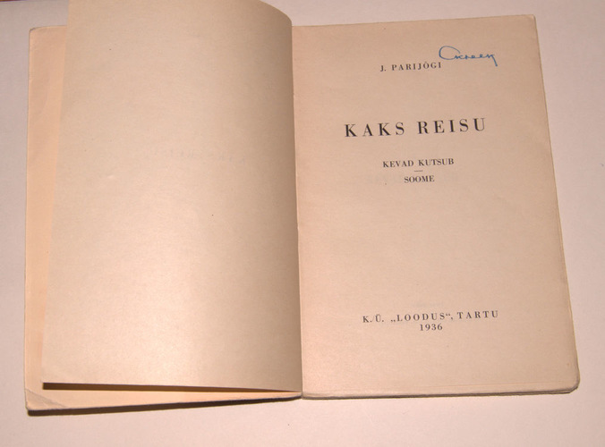 "Kaks reisu"