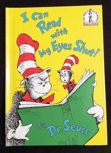 I Can Read With My Eyes Shut!