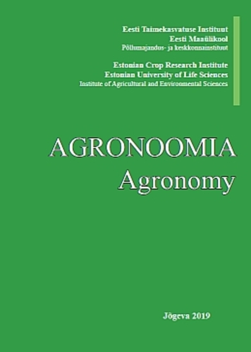 Agronoomia = Agronomy 2019