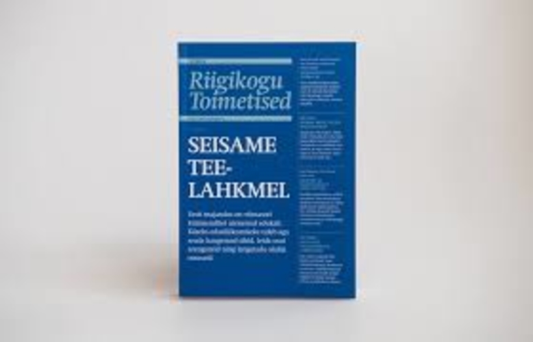 Riigikogu toimetised : Seisame teelahkmel