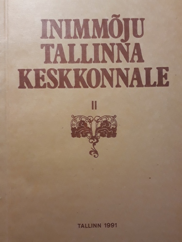 Inimmõju Tallinna keskkonnale II