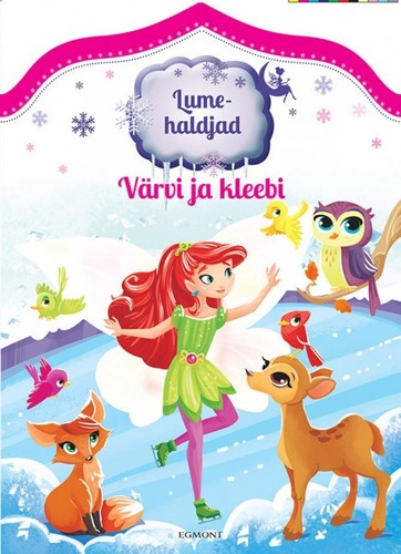 Värvi ja kleebi. Lumehaldjad