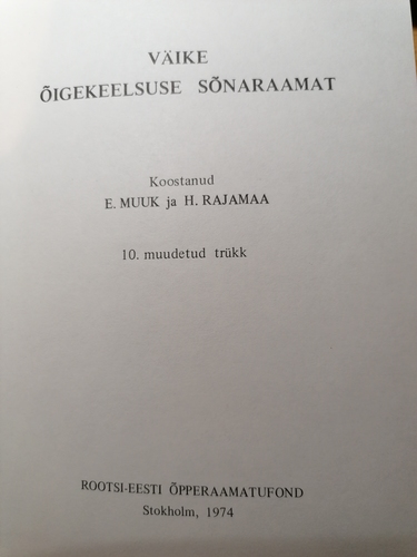 Väike õigekeelsuse sõnaraamat