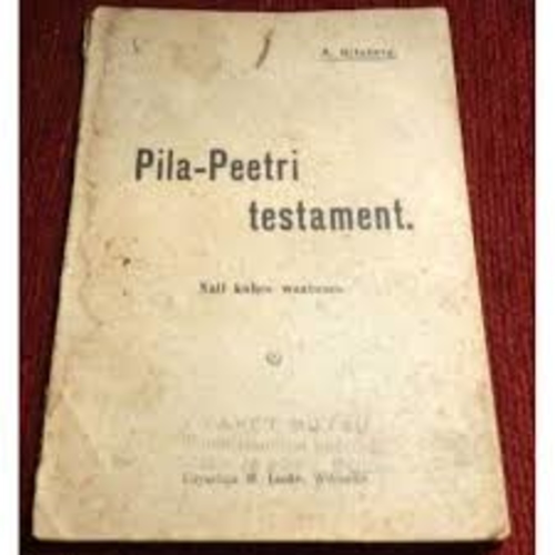 Pila-Peetri testament